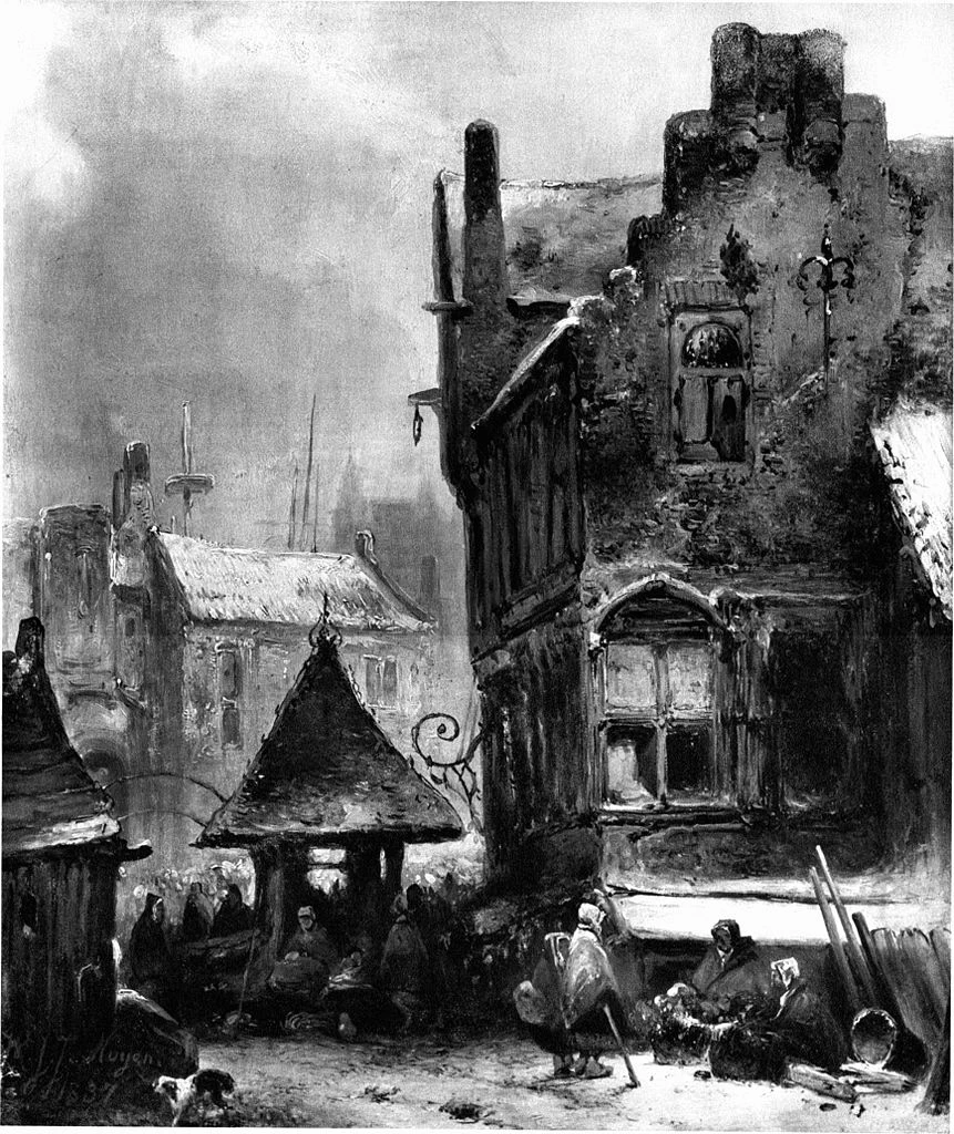 Wijnand Nuyen-37-Paesaggio urbano in inverno - Museo Boijmans Van Beuningen, Rotterdam